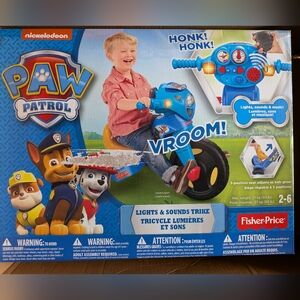 Fisher-Price PAW Patrol Toddler Tricycle - Lights & Sounds Trike NIB